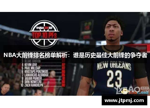 NBA大前锋排名榜单解析：谁是历史最佳大前锋的争夺者